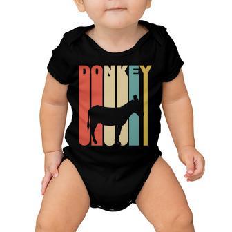 Retro Donkey Logo Tshirt Baby Onesie - Monsterry DE