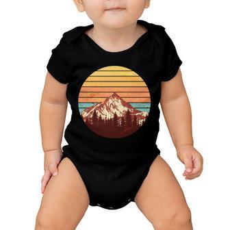 Retro Nature Mountains Tshirt Baby Onesie - Monsterry DE