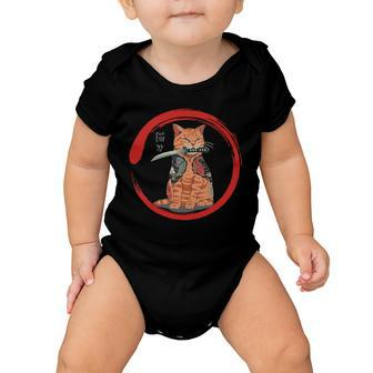 Samurai Cattana Emblem Baby Onesie - Monsterry UK