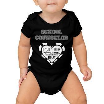 School Counselor Tshirt V2 Baby Onesie - Monsterry UK