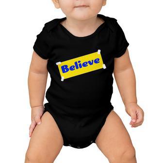 Soccer Believe Faith Coach Richmond Lasso Baby Onesie - Monsterry DE