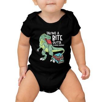 Summer Reading 2022 Oceans Of Possibilities Trex Dinosaur Baby Onesie - Monsterry CA