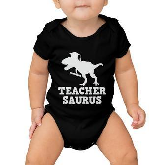Teacher Saurus Dinosaur Trex Fun Teacher Graphic Plus Size Shirt For Teacher Baby Onesie - Monsterry UK