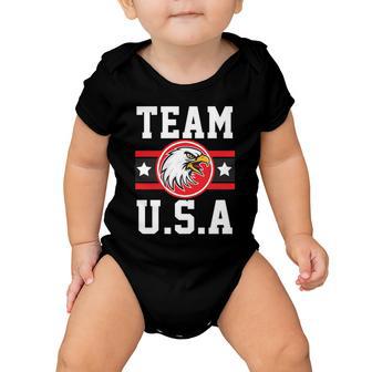 Team USA Logo Baby Onesie - Monsterry AU