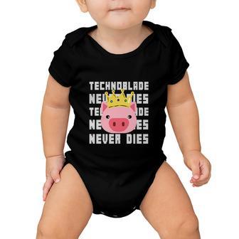 Technoblade Never Dies V5 Baby Onesie - Monsterry DE