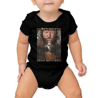 The Return Of Maga King Trump Great Ultra Maga 2024 Tshirt Baby Onesie - Monsterry DE