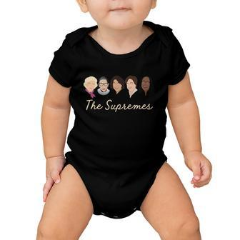 The Supremes Ketanji Brown Jackson Rbg Sotomayor Cute Baby Onesie - Monsterry DE
