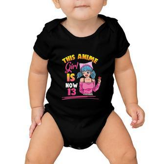 This Anime Girl Is Now 13 Years Old Birthday Girl Kawaii Baby Onesie - Monsterry DE
