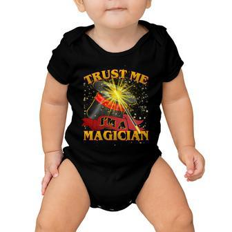 Trust Me Im A Magician Funny Tshirt Baby Onesie - Monsterry UK