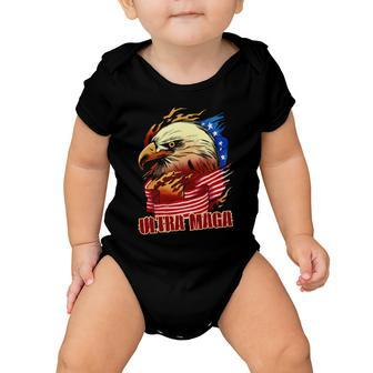 Ultra Maga Bald Eagle Anti Biden Trump 2024 Usa America Tshirt Baby Onesie - Monsterry UK