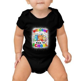 Welcome Back To School Shirt Cute Teacher Students First Day Baby Onesie - Monsterry UK