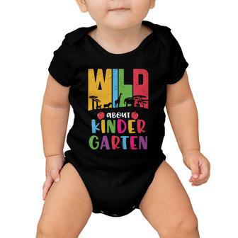 Wild About Pre Kindergarten Funny Zoo Graphic Premium Shirt For Teacher Kids Baby Onesie - Monsterry