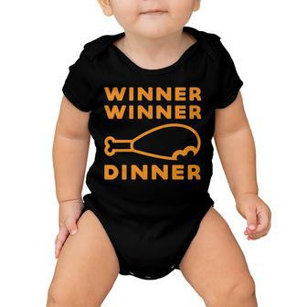 Winner Winner Chicken Dinner Funny Gaming Baby Onesie - Monsterry AU