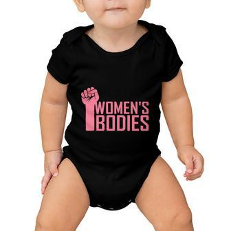 Womens Rights Uterus Body Choice 1973 Pro Roe Baby Onesie - Monsterry UK