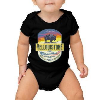 Yellowstone National Park Tshirt V2 Baby Onesie - Monsterry AU