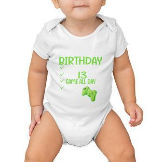 13Th Perfect Birthday Boys Gaming 13 Years Old Gifts Gamer T Baby Onesie - Monsterry UK