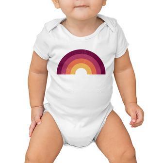 1973 Protect Roe V Wade Rainbow Vintage V2 Baby Onesie - Monsterry