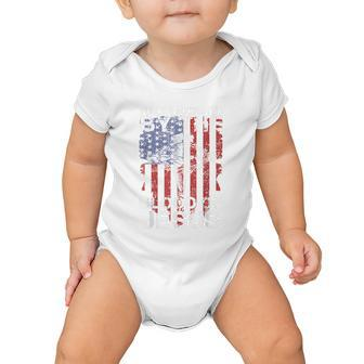 Fully Vaccinated By The Blood Of Jesus V4 Baby Onesie - Monsterry CA