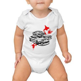 Old School Jdm Legends Tshirt Baby Onesie - Monsterry UK