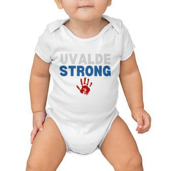 Texas Uvalde Strong Pray For Uvalde Robb Elementary Tshirt V2 Baby Onesie - Monsterry AU