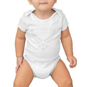 Us Air Force Retired Gift Baby Onesie - Monsterry