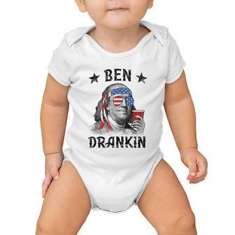 Ben Drankin Funny 4Th Of July Baby Onesie - Monsterry DE