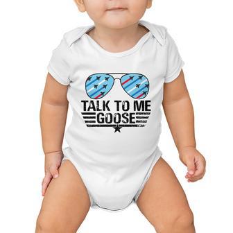 Talk To Me Goose Baby Onesie - Monsterry