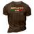 Abruzzo Italian Name Italy Flag Italia Family Surname 3D Print Casual Tshirt Brown