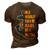 Be A Navy Dad 3D Print Casual Tshirt Brown