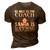 Be Nice To The Coach Santa Is Watching Funny Christmas 3D Print Casual Tshirt Brown