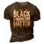 Black Engineers Matter Black Pride 3D Print Casual Tshirt Brown