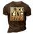 Black King The Most Important Piece In The Game African Men 3D Print Casual Tshirt Brown