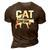 Cat Gam Gam Kitten Pet Owner Meow 3D Print Casual Tshirt Brown