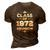 Class Of 1972 Reunion Class Of 72 Reunion 1972 Class Reunion 3D Print Casual Tshirt Brown