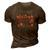 Fall Leaves Are Falling Autumn Is Falling 3D Print Casual Tshirt Brown