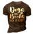 Funny Book Lovers Reading Lovers Dogs Books And Dogs  3D Print Casual Tshirt Brown