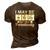 Funny Nerd &8211 I May Be Nerdy But Only Periodically 3D Print Casual Tshirt Brown