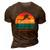 Funny Retro Scuba Diving Graphic Design Printed Casual Daily Basic 3D Print Casual Tshirt Brown