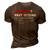 Grumpy Navy Veteran 3D Print Casual Tshirt Brown