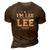 Im Lee Doing Lee Things 3D Print Casual Tshirt Brown