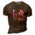 Love Dog Paw Print Colorful National Animal Shelter Week Gift 3D Print Casual Tshirt Brown