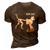 Physicists Scientists Schrödingers Katze Gift V3 3D Print Casual Tshirt Brown