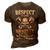 Respect Is Earned - Loyalty Is Returned 3D Print Casual Tshirt Brown