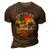 This Is My Hawaiian Funny Gift 3D Print Casual Tshirt Brown