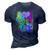 1990&8217S 90S Halloween Party Theme I Love Heart The Nineties 3D Print Casual Tshirt Navy Blue