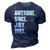 30 Year Old Gift 30Th Birthday Awesome Since July 1992 3D Print Casual Tshirt Navy Blue