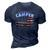 American Camper US Flag Patriotic Camping 3D Print Casual Tshirt Navy Blue