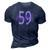 Beautiful 59Th Birthday Apparel For Woman 59 Years Old 3D Print Casual Tshirt Navy Blue