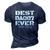 Best Daddy Ever Funny Fathers Day Gift For Dads 007 Gift 3D Print Casual Tshirt Navy Blue