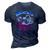 Burnouts Or Bows Gender Reveal Baby Party Announce Uncle 3D Print Casual Tshirt Navy Blue